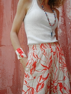 BRAZALETE DE SEDA RAYADO