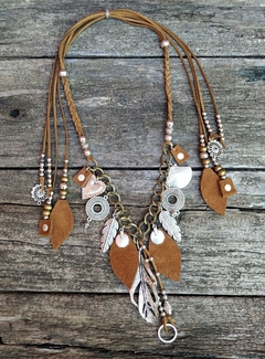COLLAR CASCADA TOSTADO - comprar online