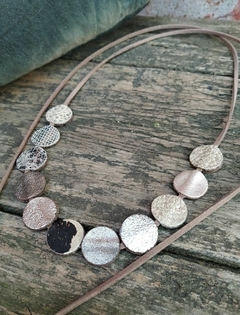 COLLAR ENLACES PLATEADO - tienda online