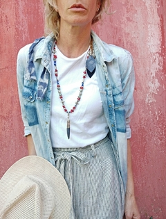 COLLAR INDIA AZUL - comprar online