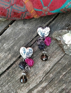 AROS FLOR CORAZON - comprar online