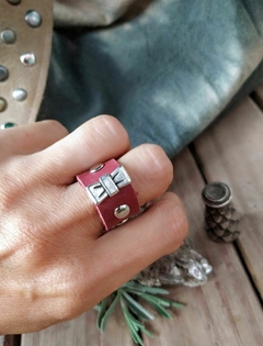 ANILLO ROCK CEREZA en internet