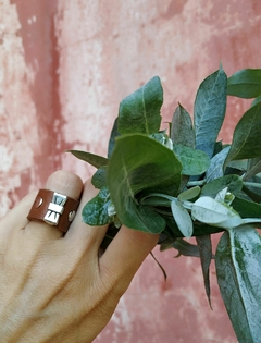 ANILLO ROCK MOÑITO SUELA - tienda online