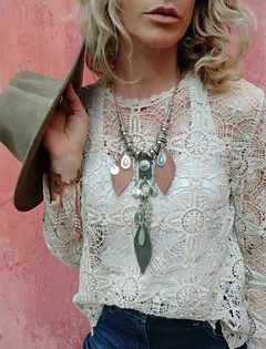 COLLAR NAVAJO VERDE - comprar online