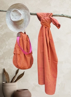 LONA TERRACOTA Y FUCSIA