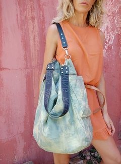 BOLSO ANA VERDE SHIBORI - Misia Accesorios - De Tandil a todo el país