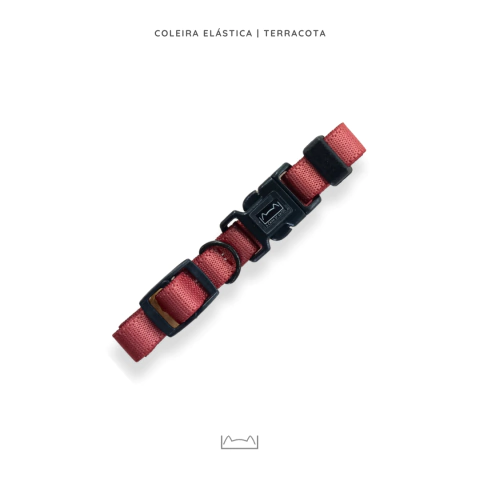 Coleira Elástica - Terracota - comprar online