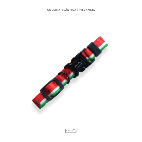 Coleira Elástica - Melancia - comprar online