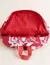 MOCHILA GRANDE Estampa Floral Navy - VERMELHO - CLARIS