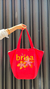 SUMMER - BOLSA GRANDE LONA COM ESTAMPA VERMELHO na internet