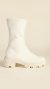 BOTA FEMININA COM ZÍPER OFF WHITE - comprar online