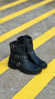 BOTA BIKER EM COURO PRETO - comprar online