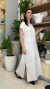 SUELLEN - VESTIDO T-SHIRT DRESS LONGO OFF WHITE na internet