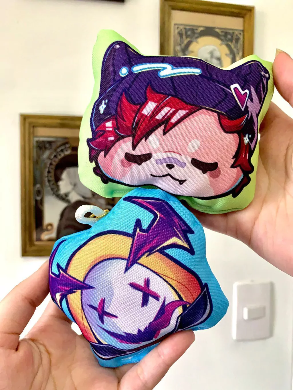 Chaverinho almofadinha Sett, Rhaast e Kayn - Heartsteel Lolzin