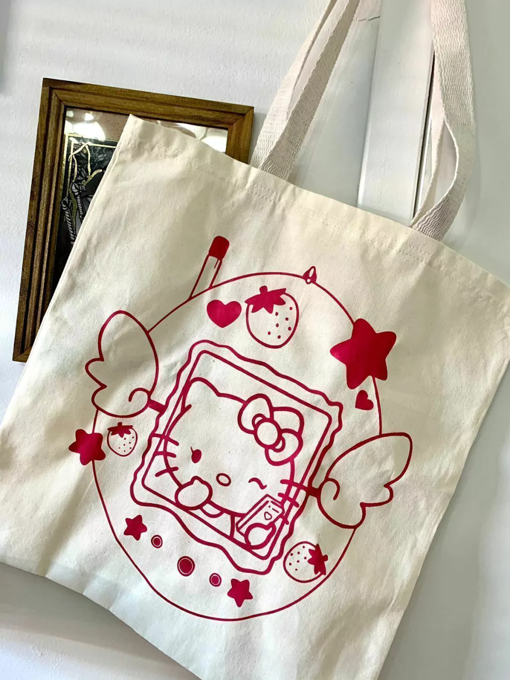 Ecobag Tamagotchi Hello Kitty