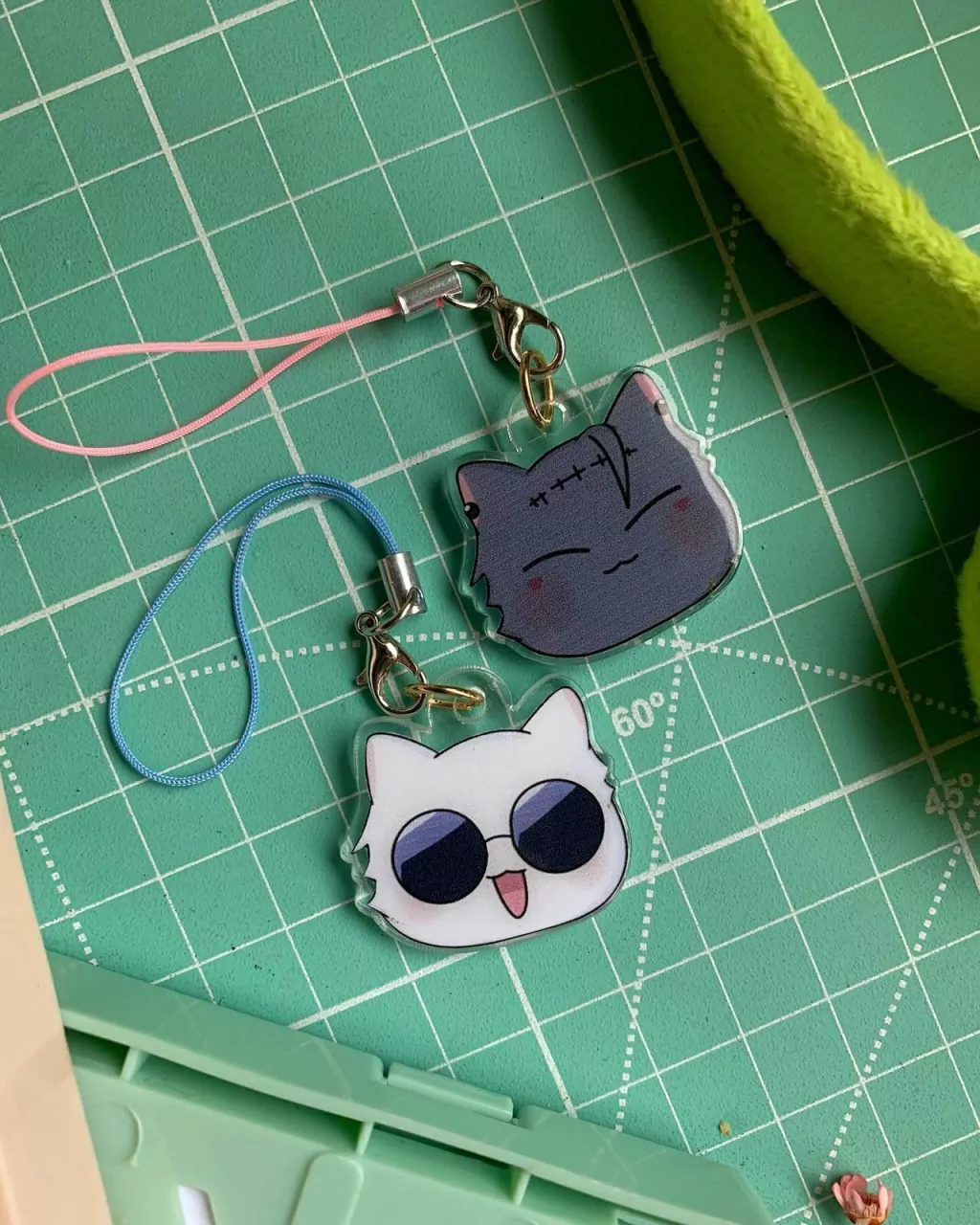 Mini chaveiro Gojo e Geto Cat - Wemade Store