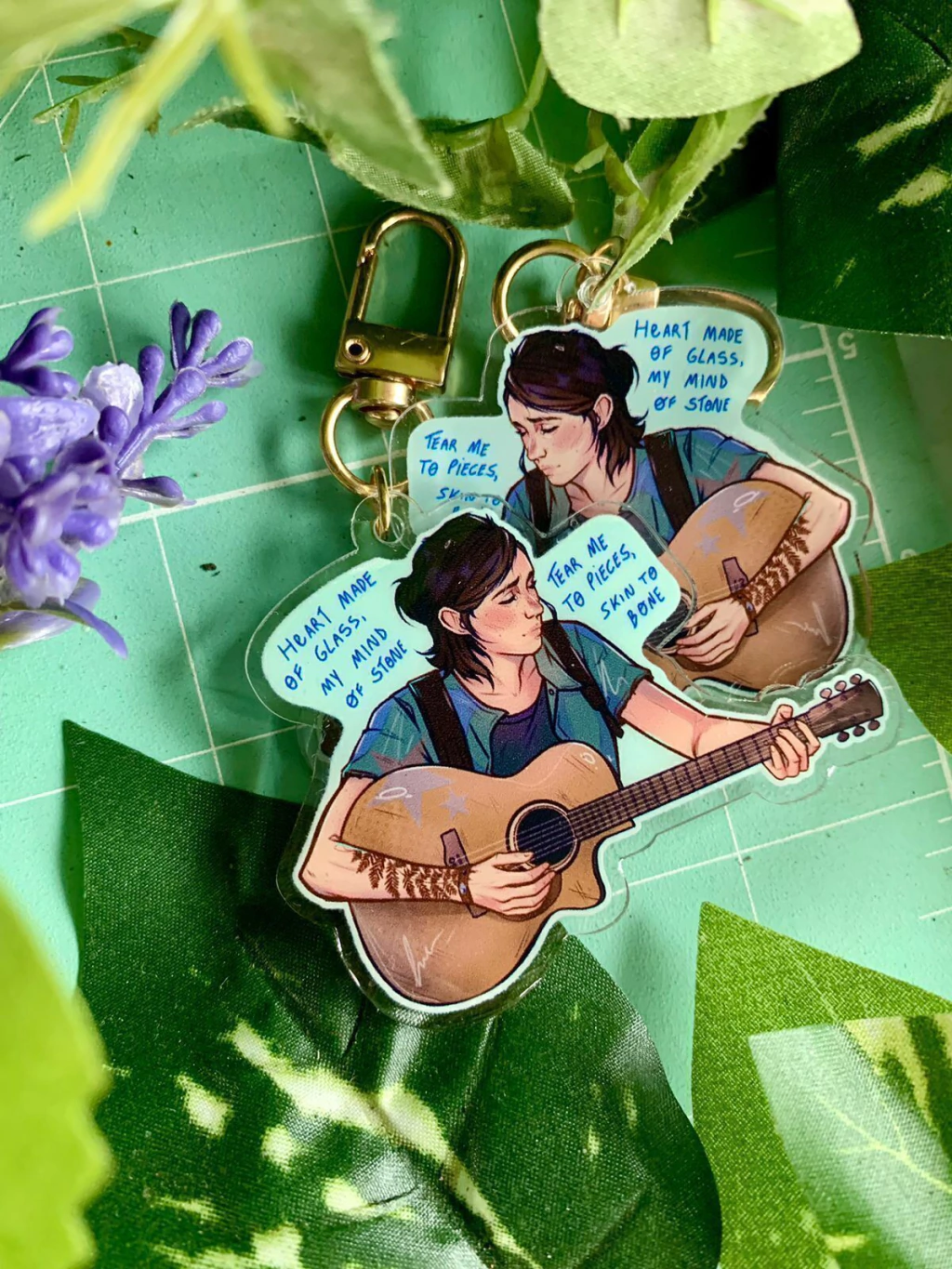 Chaveiros e adesivos holográficos - Ellie - The Last Of Us