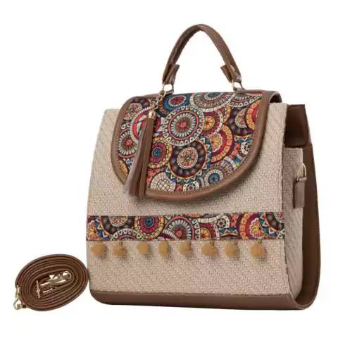 Bolsa Roma Camel 3547 Textil