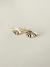 Brinco Leque Banhado a Ouro 18k (SEMIJOIA)