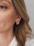 Brinco Argola Clássica Clique Banhado a Ouro 18k (SEMIJOIA)