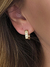 Brinco Argola Glam Pequena Banhado a Ouro 18k (SEMIJOIA)