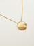 Colar Disco Banhado a Ouro 18k (SEMIJOIA)