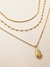 Kit Colares Charm Banhado a Ouro 18k (SEMIJOIAS)
