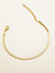 Pulseira Malha de Fita Delicada Banhada a Ouro 18k (SEMIJOIA)