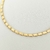 Pulseira Quadradinhos Prensados Banhada a Ouro 18k (SEMIJOIA)