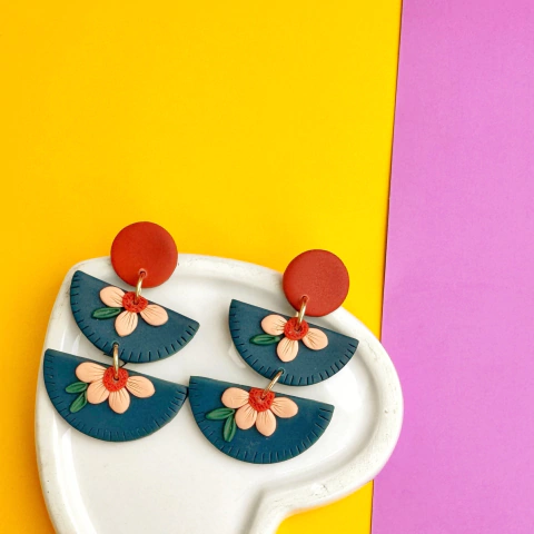 Brinco Jardim ao Luar - Coleção Meu Jardim