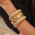 Bracelete Nervuras