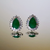 Brinco esmeralda gota - comprar online