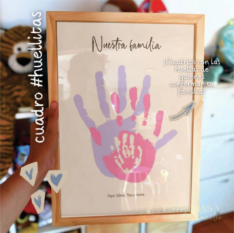 Cuadro familia manos - comprar online