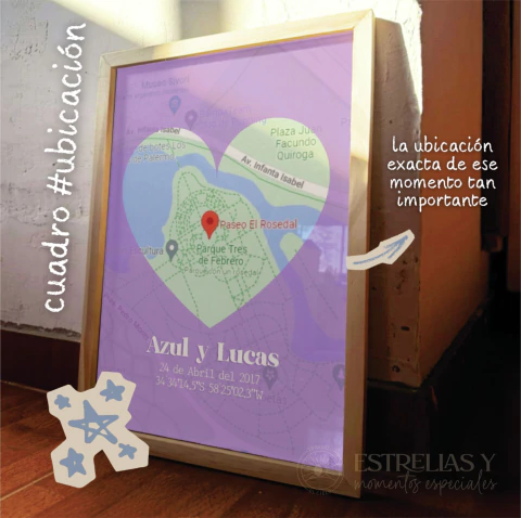 Cuadro ubicación simple - comprar online