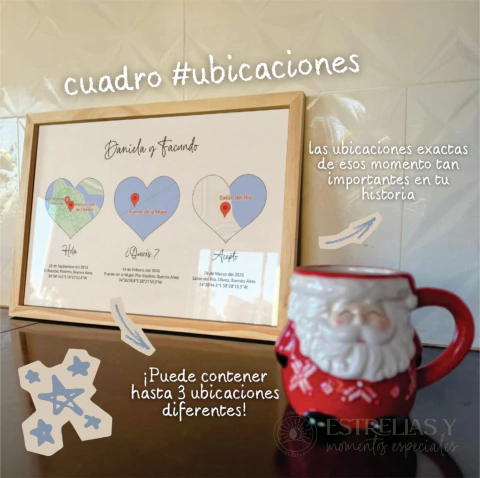 Cuadro con ubicaciones DIGITAL - comprar online