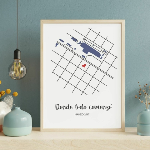 Cuadro "DONDE COMENZÓ"
