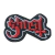 Patch Termocolante Ghost HC Logo Vermelho Rock Alternativo e Metal Bordado - comprar online