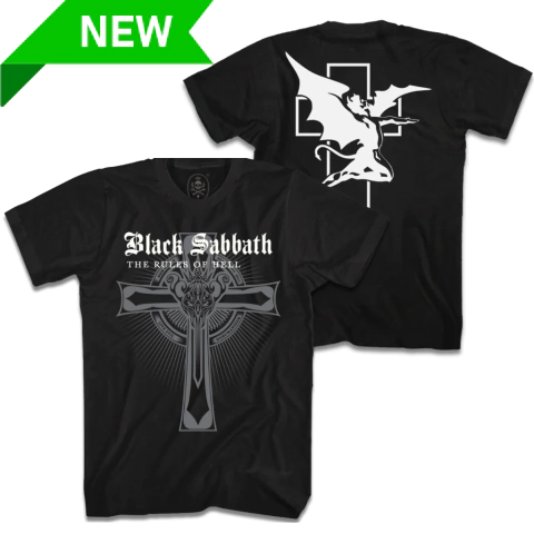 Camiseta Black Sabbath The Rules Of Hell Metal Rock or Die - comprar online