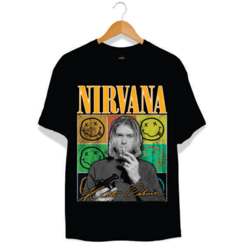Camiseta Nirvana Kurt Cobain - comprar online