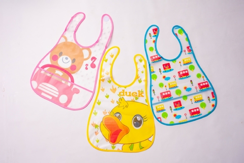 SHURITA Babero De Plastico Con Bolsillo Reversible