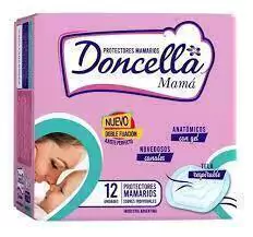 Protectores Mamarios DONCELLA 12u