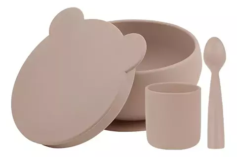 SET 1 BOWL CON TAPA,CUCHARA Y VASO 70051 MINIKOIOI