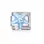 Charm estrella de mar baby blue