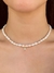 Choker Perlas con Letra Zircon