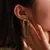 Aretes Cadenas Bicolor en internet