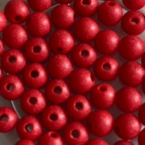 Bola plástica vermelho fosco - comprar online