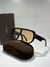 TOM FORD Eyewear Óculos de sol shield com logo - Pattybrowsstore