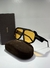 TOM FORD Eyewear Óculos de sol shield com logo - comprar online