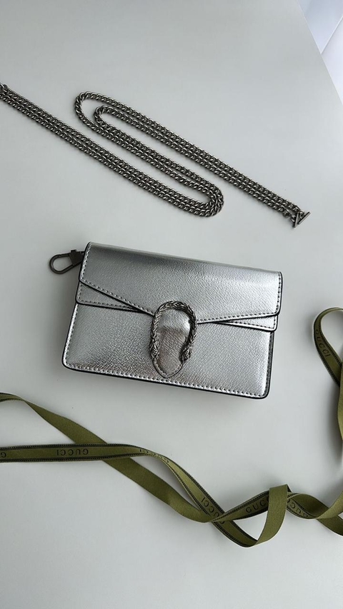 Dionysus Prata e dourada Linha premium 20 cm