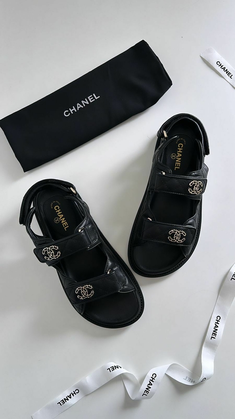 Papete Chanel Couro